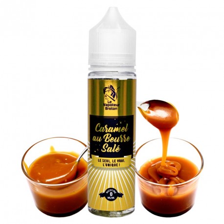 E-liquide Caramel Beurre Salé ZHC - Le Vapoteur Breton