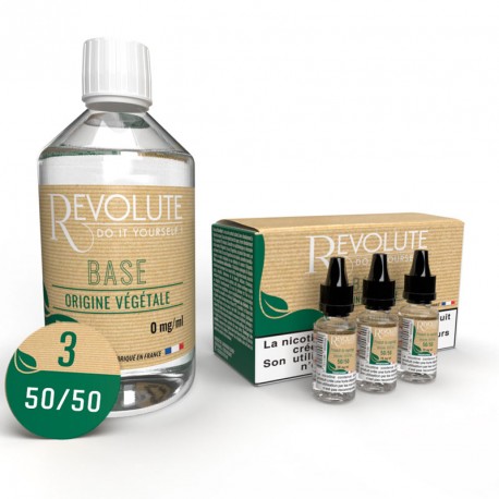 Kit base et boosters DIY Origine Végétale 50/50 200ml - Revolute