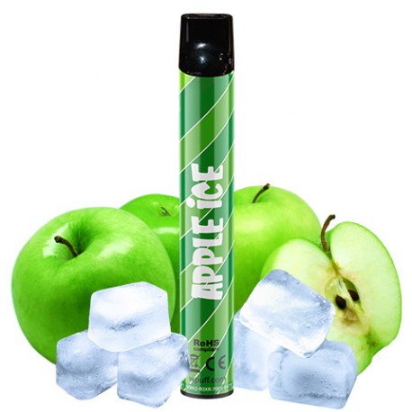E-cigarette jetable Wpuff Apple Ice (600 puffs) - Liquideo