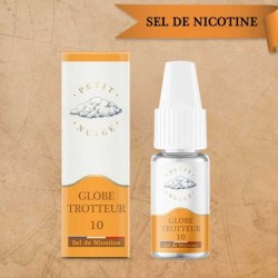 E-liquide Globe Trotteur 10ml Sel de Nicotine - Petit Nuage