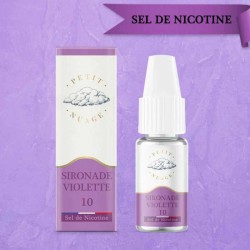 E-liquide Sironade Violette 10ml Sel de Nicotine - Petit Nuage