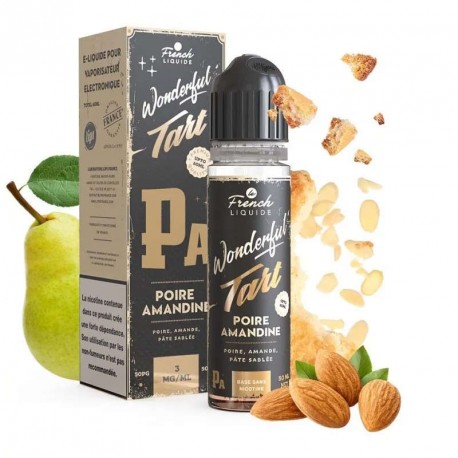 E-liquide Wonderful Tart Poire Amandine 60ml - Le French Liquide